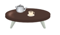 Third coffee table design